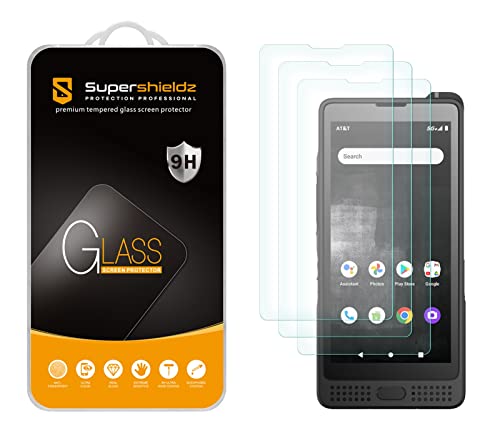 Supershieldz (3 Pack) Designed for Sonim XP10 Tempered Glass Screen Protector, Anti Scratch, Bubble Free