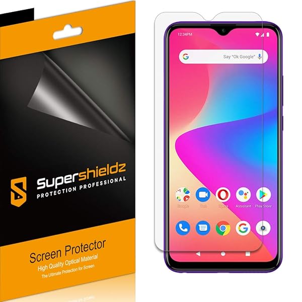 Supershieldz 6 Pack Screen Protector for BLU G90 Pro High Definition Clear Shield PET