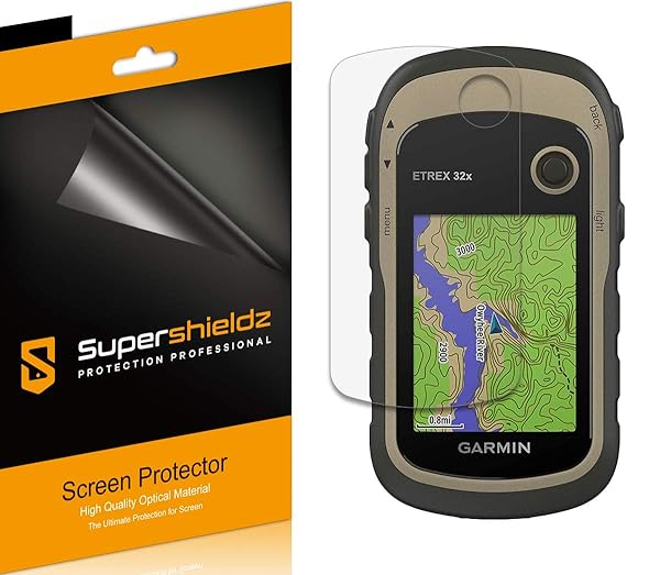 Supershieldz 6 Pack Screen Protector for Garmin eTrex 10 20 20x 22x 30 30x 32x High Definition Clear Shield PET