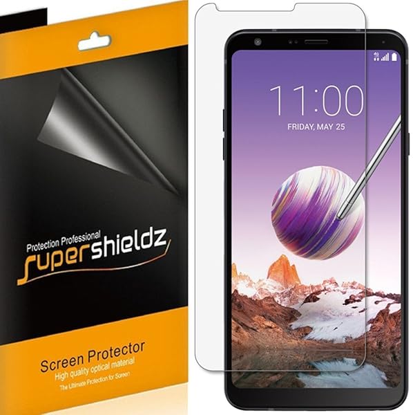 Supershieldz 6 Pack Screen Protector for LG Stylo 4 High Definition Clear Shield PET