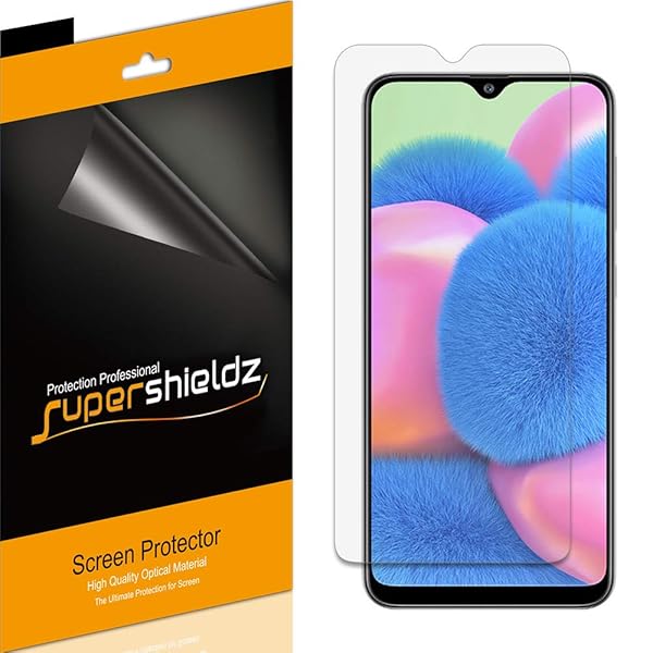Supershieldz 6 Pack Screen Protector for Samsung Galaxy A30s High Definition Clear Shield PET