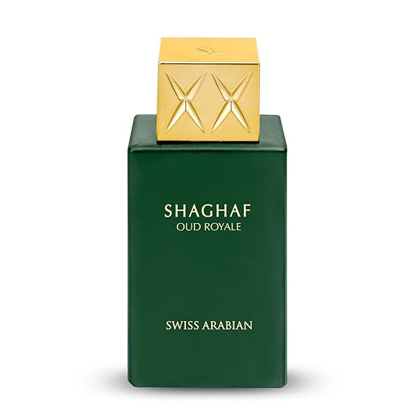 Swiss Arabian Swiss Arabian Shaghaf Oud Royale: Spicy Oud Perfume for Men & Women - Saffron & Lavender Notes - 2.5 oz EDP Spray