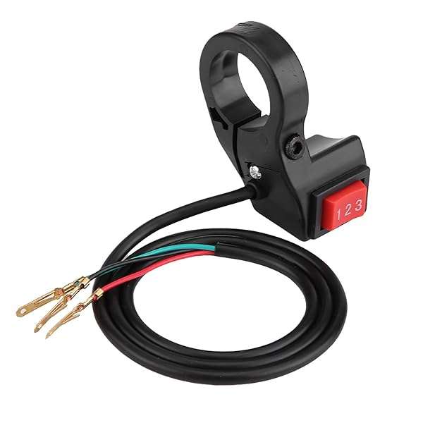 Fydun Fydun 22mm 3-Speed Electric Bike Switch Kit for Motorcycles & Scooters - Universal Handlebar Upgrade