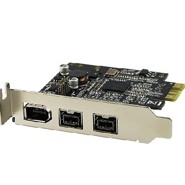 Syba Syba Low Profile PCI-Express Firewire Card: 2x 1394b & 1x 1394a Ports, TI Chipset - SD-PEX30009