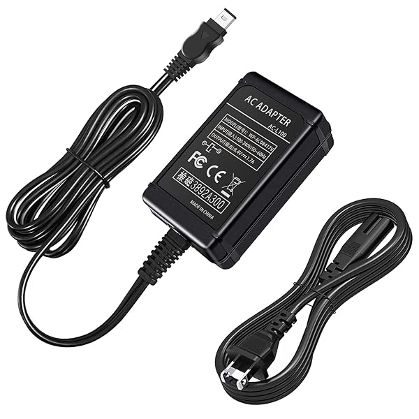 TKDY AC-L100 Charger for Sony Handycam: Replace AC-L10A L10B L15A L15B - Compatible with DCR TRV128 TRV103 & More - Image 2