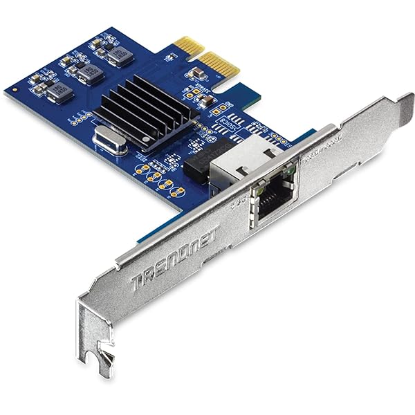 TRENDnet TRENDnet 2.5GBase-T PCIe Network Adapter: Upgrade to 2.5G Ethernet with VLAN Support & Dual Brackets for Windows