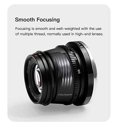 TTArtisan 35mm F1.4 Lens for Leica L Mount: Perfect Manual Focus Accessory for Leica T, TL2, CL - Black - Image 4