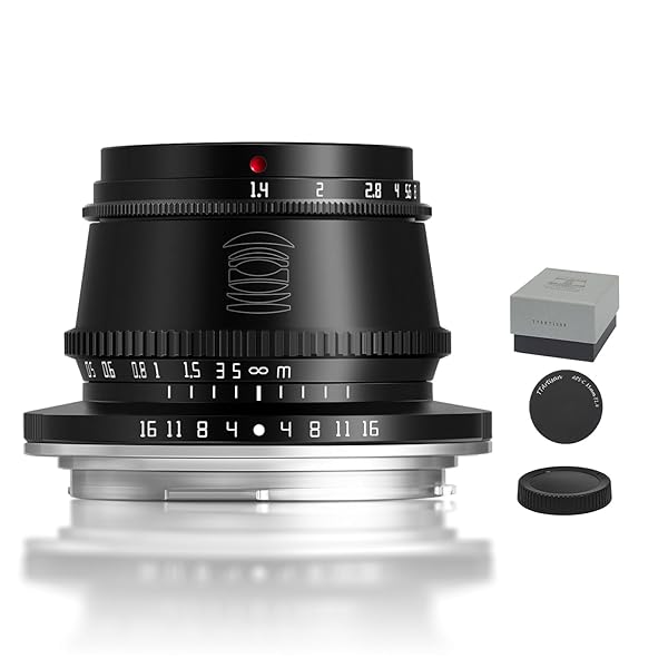 TTArtisan 35mm F1.4 Manual Focus Lens for Nikon Z Mount Cameras Z5 Z6 Z7 Z6II Z7II ZFC Z30 Z50 Z9 Black