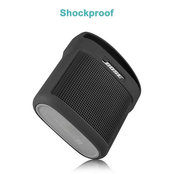 TXEsign Silicone Stand Up Case for Bose SoundLink Color II - Durable, Protective, with Handle - Dark Gray - Image 5