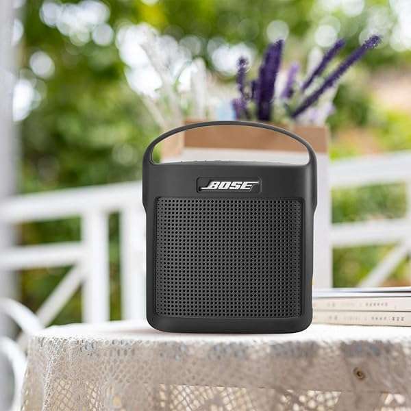 TXEsign Silicone Stand Up Case for Bose SoundLink Color II - Durable, Protective, with Handle - Dark Gray - Image 9