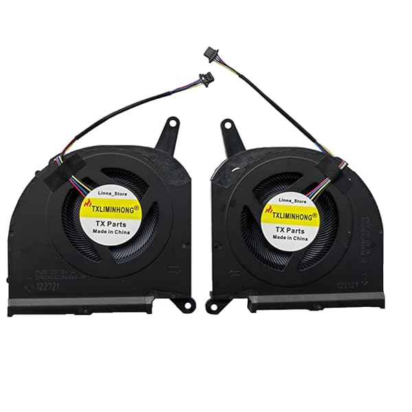 TXLIMINHONG CPU & GPU Cooling Fan for Gigabyte Aorus 15G/15P RX7G 2021 - DFSCM22716392Q, 9mm Thick, Not for AERO 15