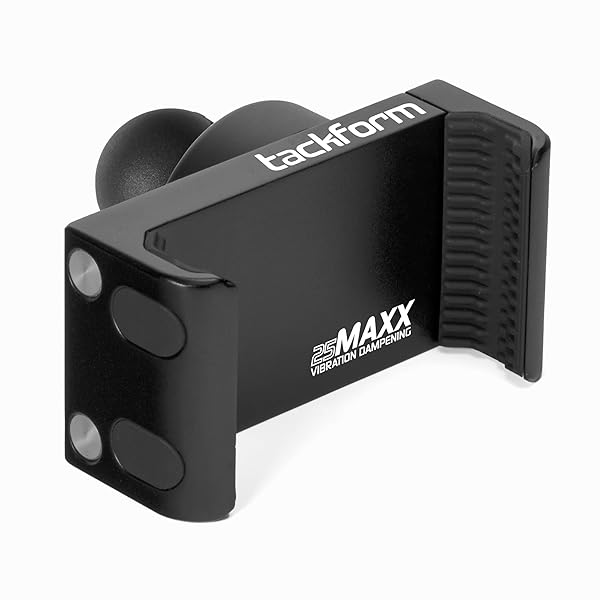 Tackform Tackform Enduro 25MAXX Vibe Phone Holder - Vibration Dampening - Spring Tension Optimized for Motorcycle and SXS Aggressive Off Road Terrain | 1"