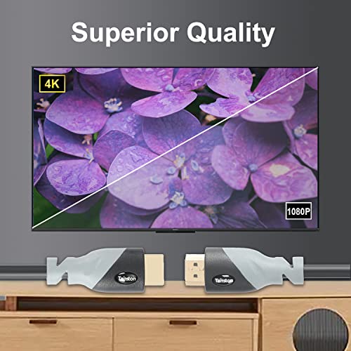 Tainston High Speed HDMI Cable 25 Feet 4K 2160P 3D 1080P Audio Return Channel for Optimal Performance - Image 5