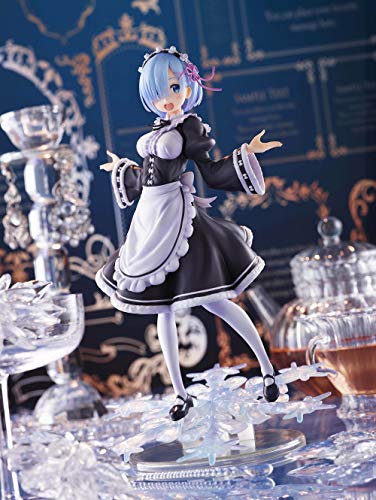 "Buy Taito Re:Zero Winter Maid Rem PVC Doll - 8" Colorful Anime Masterpiece for Collectors" - Image 7