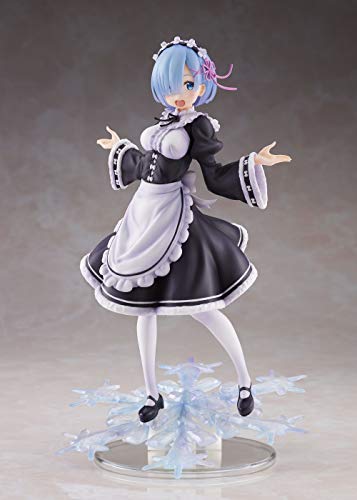 "Buy Taito Re:Zero Winter Maid Rem PVC Doll - 8" Colorful Anime Masterpiece for Collectors"