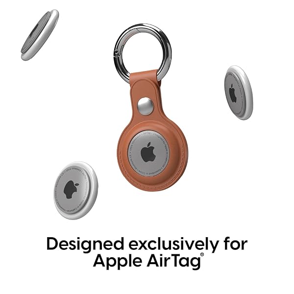 TalkWorks AirTag Cases 4-Pack: Silicone Keychain Holders for Luggage, Keys & Pets - Pink, White, Black, Navy - Image 6