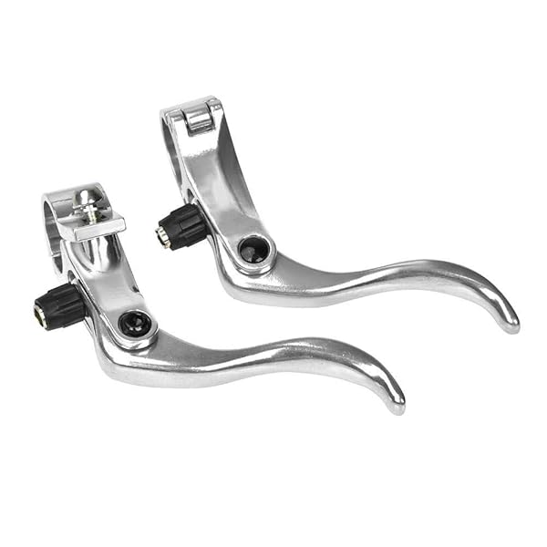 High-Quality 1 Pair Aluminum Alloy Brake Levers for Mountain Bikes - Left & Right Hand Disc Brake Handles