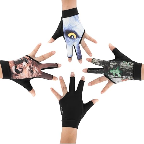 Top 10 Billiards Pool Gloves for Men & Women - 3 Finger Snooker Cue Gloves in Camouflage & More - Image 7