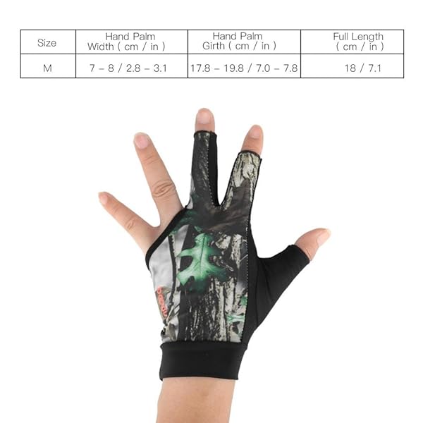 Top 10 Billiards Pool Gloves for Men & Women - 3 Finger Snooker Cue Gloves in Camouflage & More - Image 8