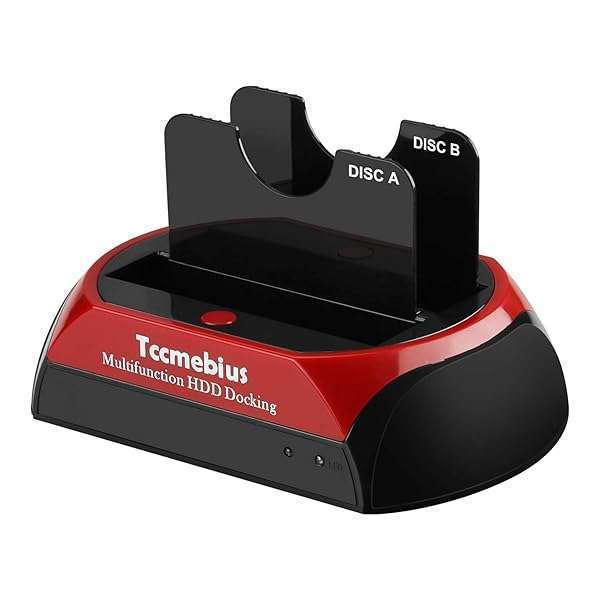 Tccmebius "Buy Tccmebius USB 3.0 Hard Drive Docking Station - Dual Slot SATA/IDE Enclosure for 2.5" & 3.5" HDD/SSD"