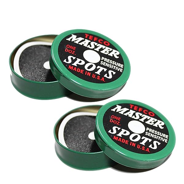 Tefco Master Pool Table Spots Package of 24 for Perfect Game Performance