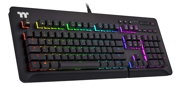 Thermaltake Level 20 GT RGB Mechanical Gaming Keyboard with Razer Green Switches & 16.8M RGB Colors - GKB-LVG-RGBRUS-01