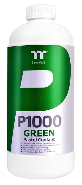 Thermaltake P1000 Green Pastel Water Cooling Solution - 1000ml Anti-Corrosion & Anti-Freeze for Optimal Performance