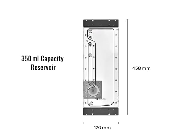 Thermaltake Pacific Core P6 DP-D5 Plus Distro-Plate & Pump Combo - 350ml for Core P6 Chassis, Black | CL-W344-PL00SW-A - Image 9