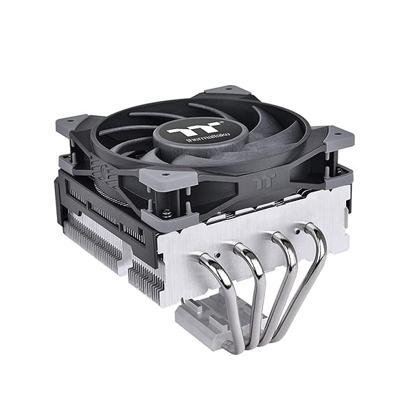 Thermaltake TOUGHAIR 110: High-Performance CPU Cooler for Intel/AMD - 120mm PWM Fan & Copper Heat Pipes