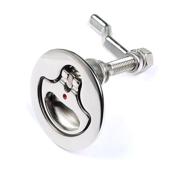 Thorn Boat Cam Latch Stainless Steel Marine Hatch Pull with Back Plate for Durable and Secure Boat Access