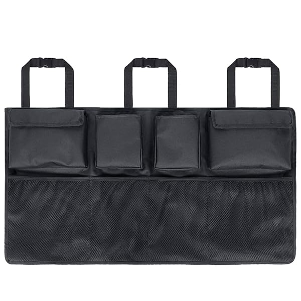 Waterproof Tianle Car Trunk Organizer & Backseat Hanging Storage for SUV, Truck, MPV - Collapsible with 4 Pockets