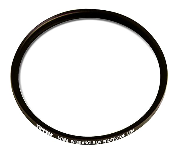 Tiffen 67mm Ultra Slim UV Protection Filter for Wide Angle Lens Clear Optical Glass Impact Resistant Made in USA