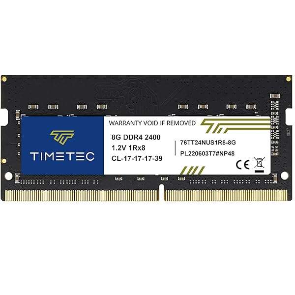 Upgrade Your Laptop with Timetec 8GB DDR4 2400MHz RAM - Non-ECC, 1.2V, CL17 SODIMM Module