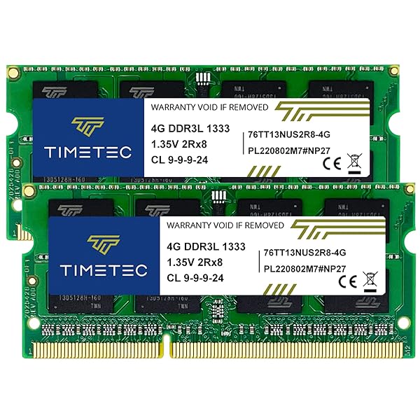 Timetec Hynix IC 4GB DDR3 1333MHz PC3-10600 Non ECC Laptop Memory Upgrade 204 Pin SODIMM RAM Module for Notebooks