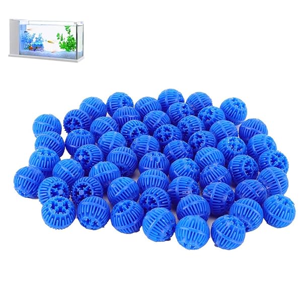 500ml Aquarium Filter Balls - Reusable Media for Freshwater & Seawater Filters (22mm Diameter) - Ideal for Aquariums & Ponds