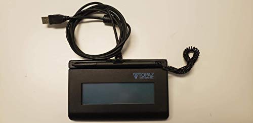 Topaz Systems Topaz SigLite T-LBK460-HSB-R: Best 1x5 LCD Signature Capture Pad with USB & Backlit Features