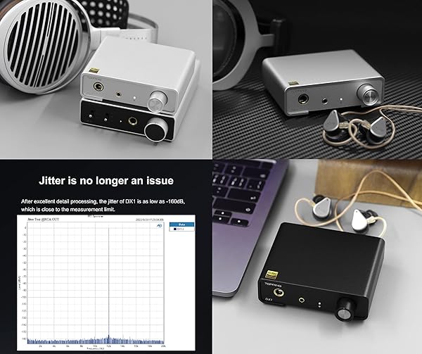 Topping DX1 Mini Stereo DAC Headphone Amplifier Combo - 280mW x2 Powerful Output Two-Stage GAIN Switch USB Chargable Discrete LNRD AK4493S XU208 - Image 6
