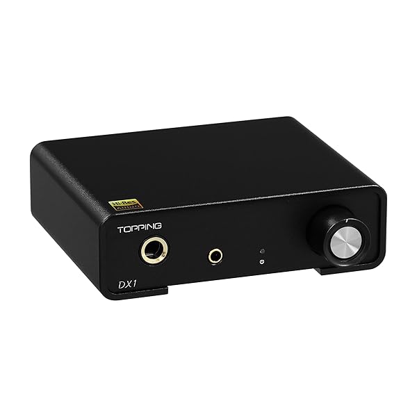 Topping DX1 Mini Stereo DAC Headphone Amplifier Combo - 280mW x2 Powerful Output Two-Stage GAIN Switch USB Chargable Discrete LNRD AK4493S XU208