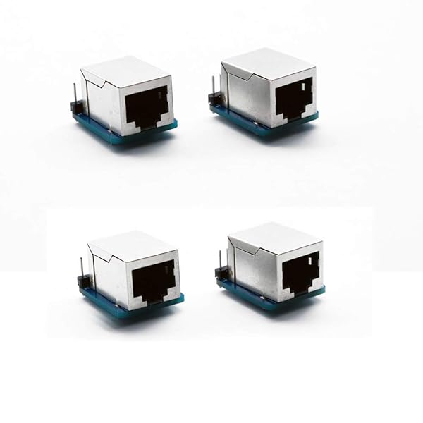 Treedix Treedix 4 Pcs RJ45 8-Pin Connector Kit for Ethernet DMX-512 RS-485 RS-422 RS-232 - Unassembled Breakout Board