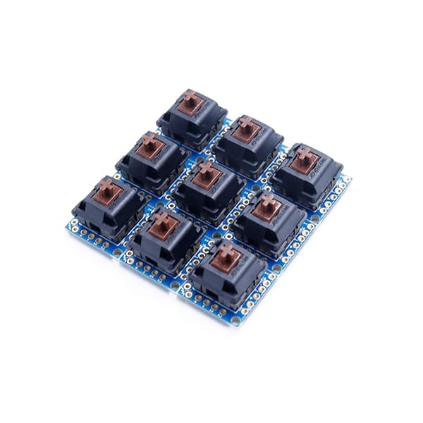 Treedix Key Switch Breakout Prototype PCB Board 5 Pins Black Switches Key Click R2 Keycap Compatible Mechanical Keyboard Pack of 9 Sets - Image 4