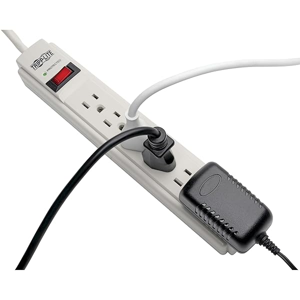Tripp Lite 6 Outlet Surge Protector Power Strip with 4ft Cord - Reliable Surge Protection for Home & Office - Image 4