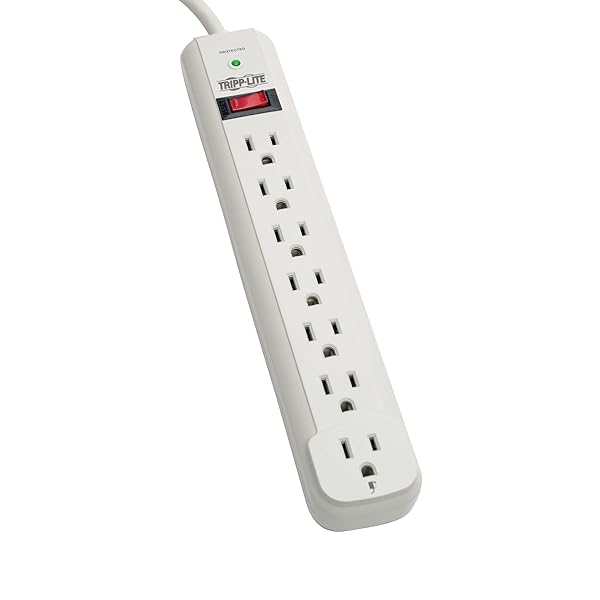 Tripp Lite 7 Outlet Surge Protector Power Strip with 6ft Cord & $20K Insurance - Best Value! - Image 3