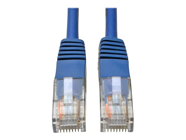 Tripp Lite Cat5e 350MHz 30-ft Molded Patch Cable (RJ45 M/M) - Blue | High-Speed Networking Solution