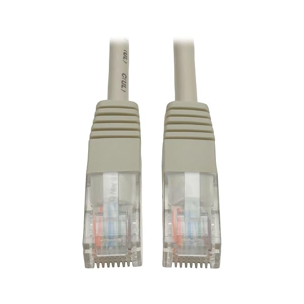 Tripp Lite Cat5e 350MHz 50-ft Molded Patch Cable (RJ45 M/M) - Gray | High-Speed Networking Solution