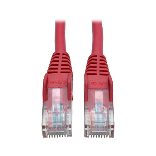 Tripp Lite 14-ft Cat5e 350MHz Snagless Patch Cable (RJ45 M/M) - Red for Fast Networking