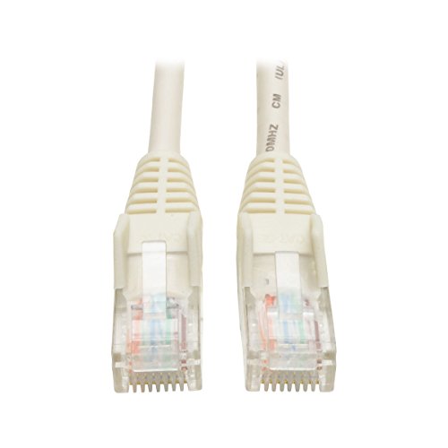 Tripp Lite 10-ft Cat5e 350MHz Snagless Patch Cable (RJ45 M/M) - White | High-Speed Networking Solution
