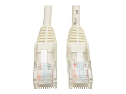 Tripp Lite 50-ft Cat5e 350MHz Snagless Patch Cable (RJ45 M/M) - White for Fast Networking