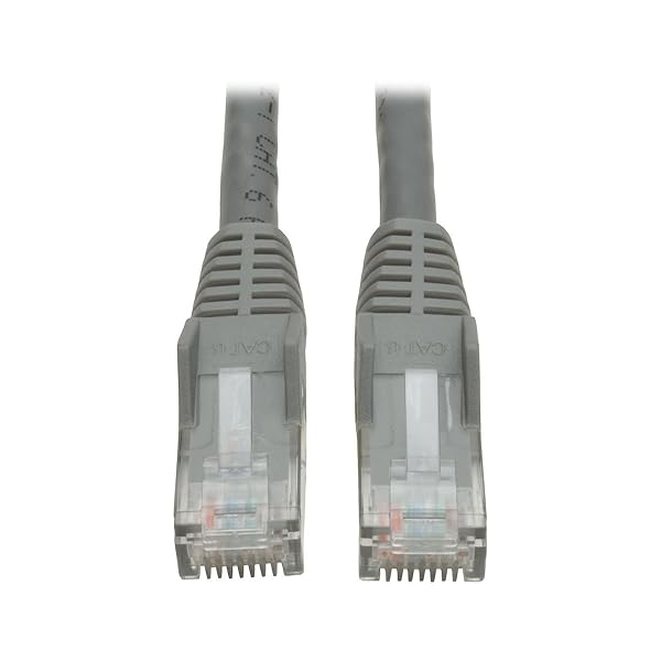Tripp Lite 15-ft Cat6 Gigabit Snagless Patch Cable (RJ45 M/M) - Gray | High-Speed Networking Solution