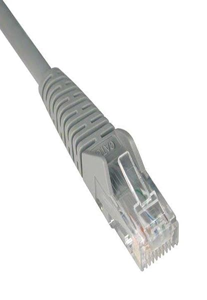 Tripp Lite 75-ft Cat6 Gigabit Snagless Patch Cable (RJ45 M/M) - Gray | High-Speed Networking Solution