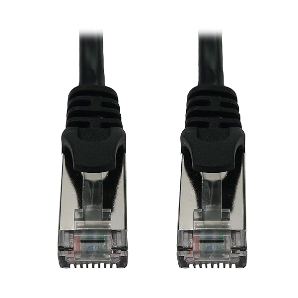 Tripp Lite Cat6a 10G Ethernet Cable 7ft - Snagless Slim STP RJ45 Network Patch Cable with Warranty